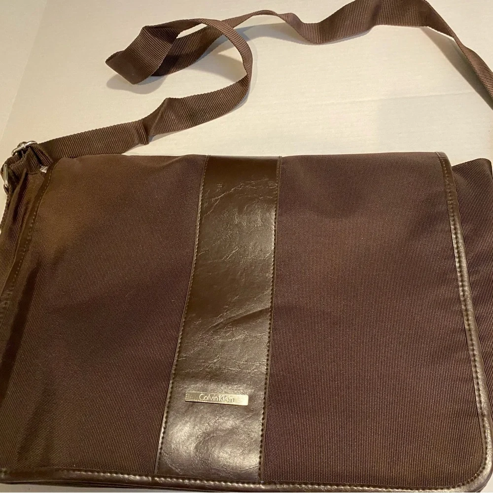 Calvin Klein Dark Brown Messenger Bag